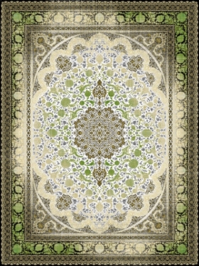 فرش 700 شانه وینتیج طلاکوب کد 5022s فردین